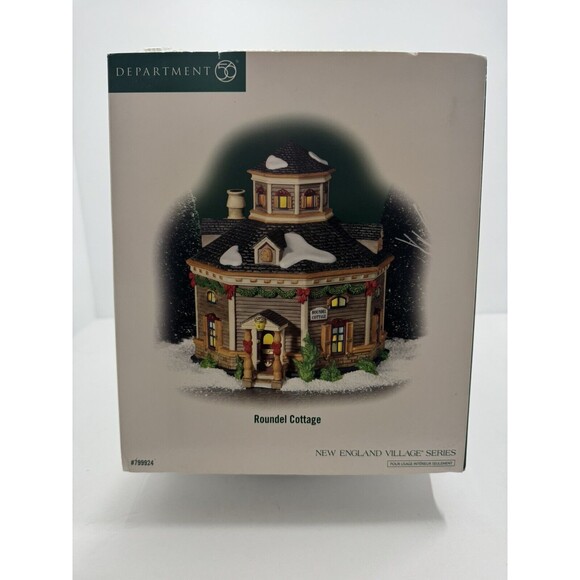 Department 56 Roundel Cottage New England Village # 799924 Open Box - Picture 8 of 11
